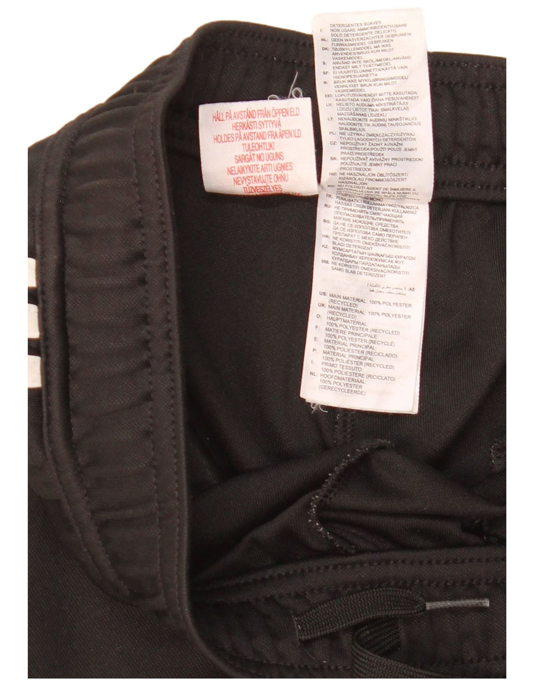 Adidas Drenge Træningsdragt Bukser 11-12 år Sort Polyester