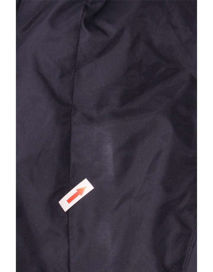 Reebok Herre Graphic Bomber Jacket UK 42 XL Navy Blue Nylon