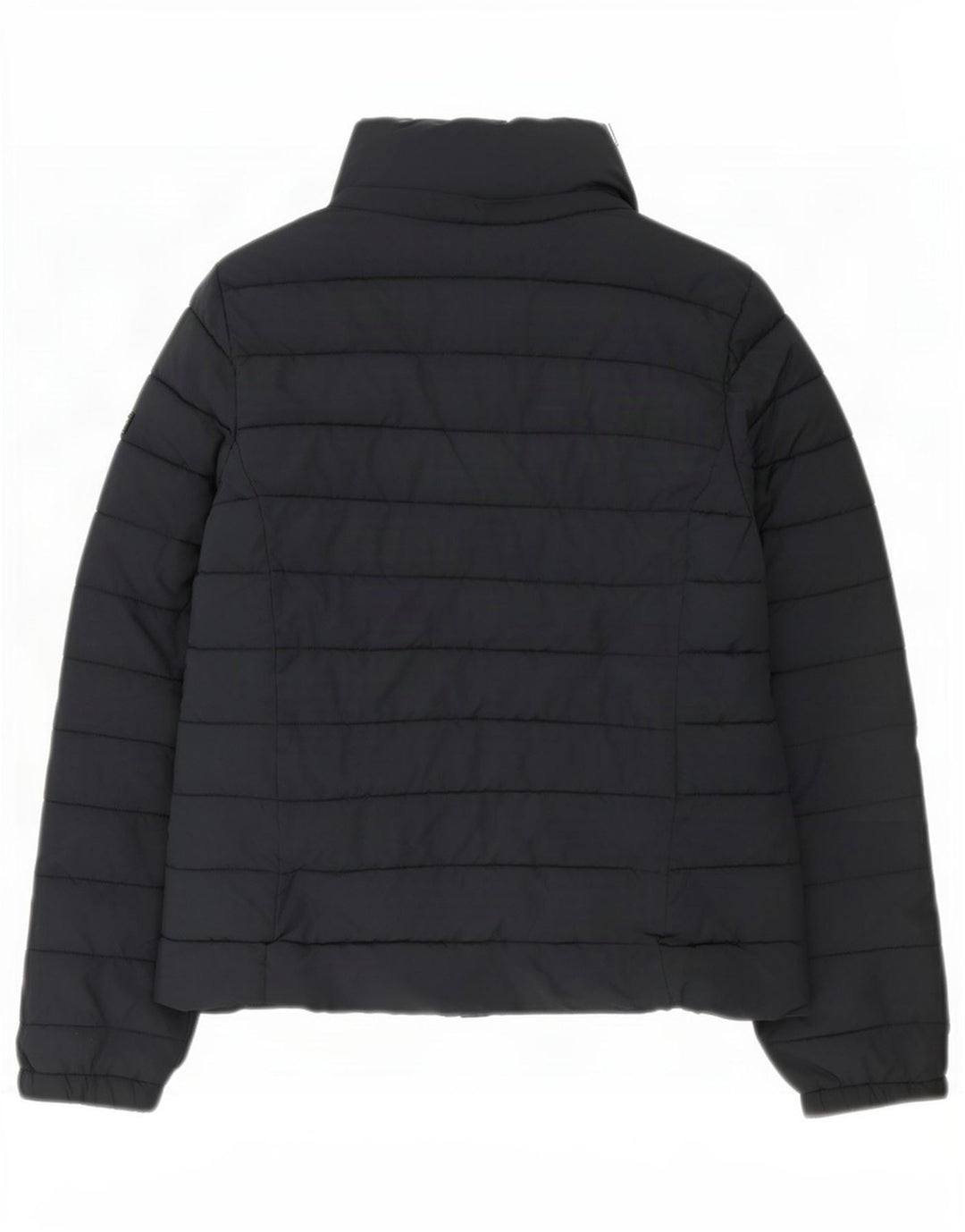 Superdry polstret jakke til kvinder UK 10 Lille marineblå polyester