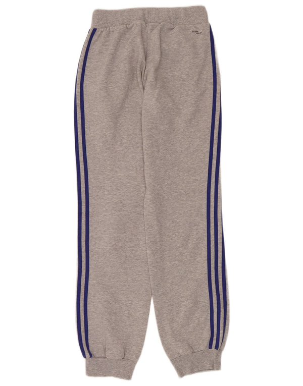 Adidas Dame Climalite træningsdragt Bukser Joggers UK 4/6 XS Grå Flecked