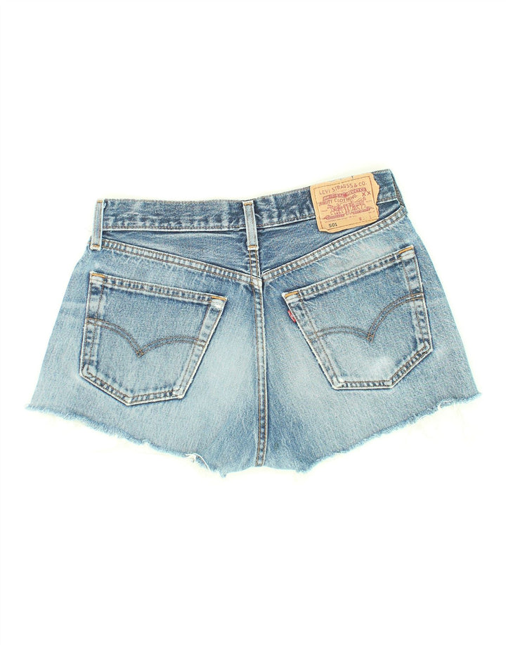 LEVI'S vintage denimshorts til kvinder W31 mellemblå bomuld