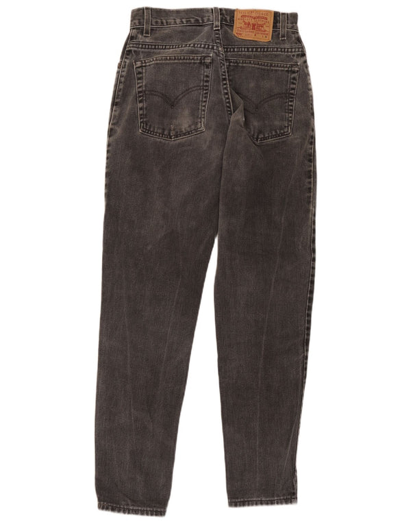 Levi's Womens 550 højtaljede koniske jeans US 8 Medium W26 L30 Grå