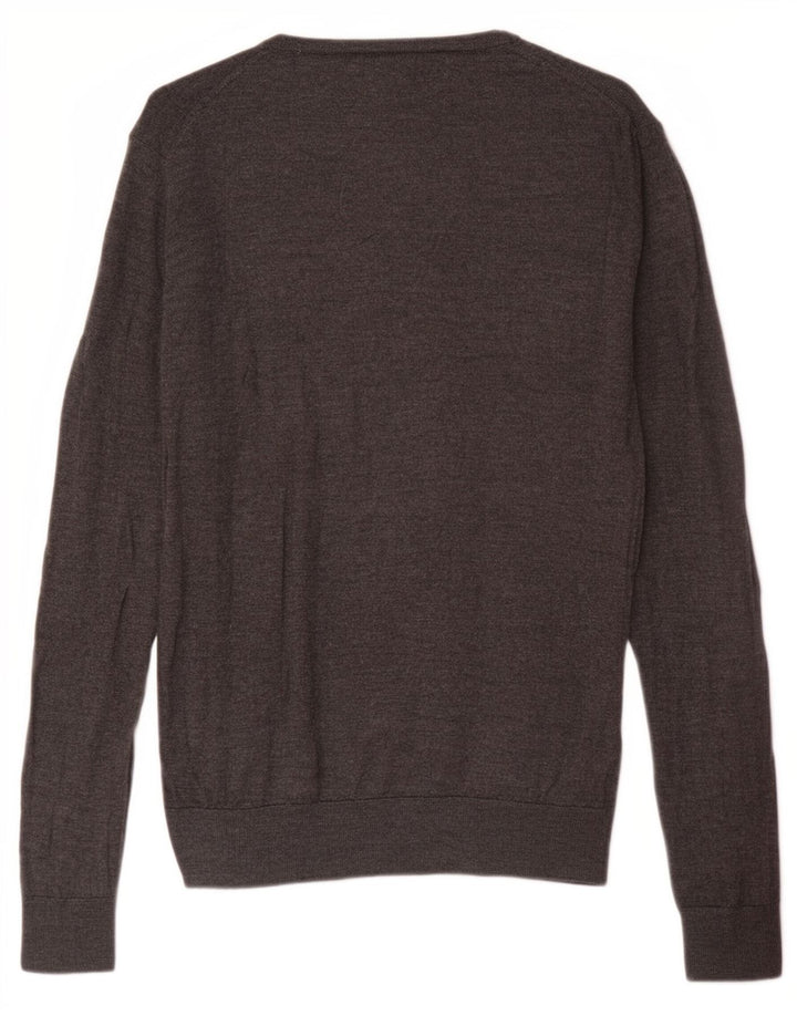 Zara Herre Jumper Sweater Large Grå Uld