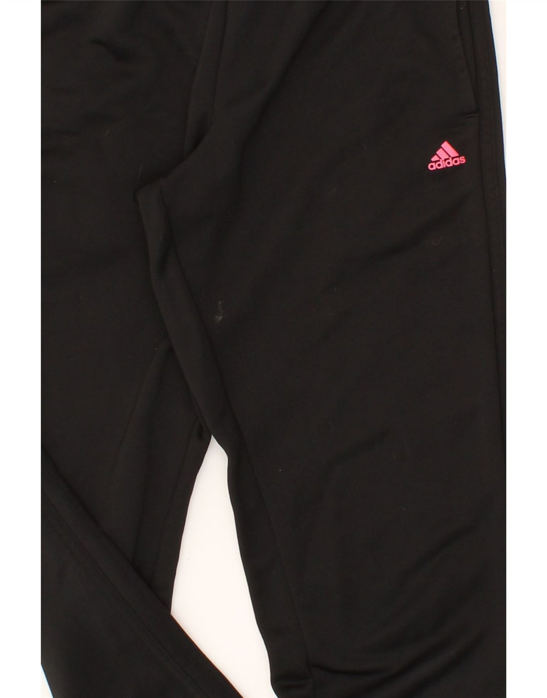ADIDAS Womens Tracksuit Trousers UK 8/10 Small Black Polyester Vintage Adidas and Second-Hand Adidas from Messina Hembry 