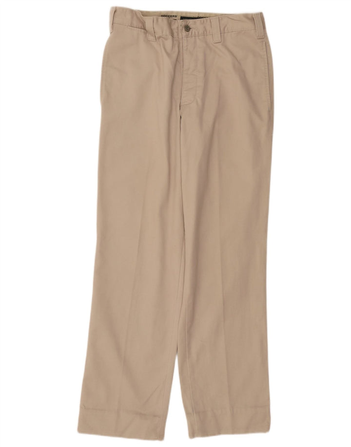 DOCKERS Herre Khakis Lige Chinobukser W28 L29 Beige