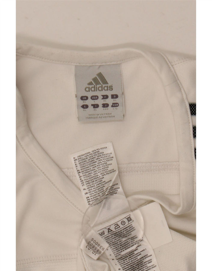 Adidas Herre Climacool T-Shirt Top XL Hvid Polyester