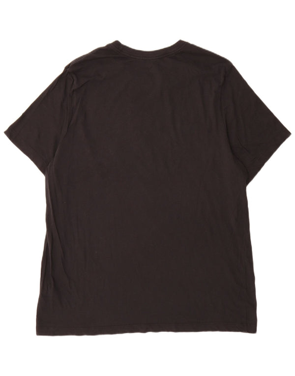Nike grafisk T-shirt top til mænd 2XL sort bomuld