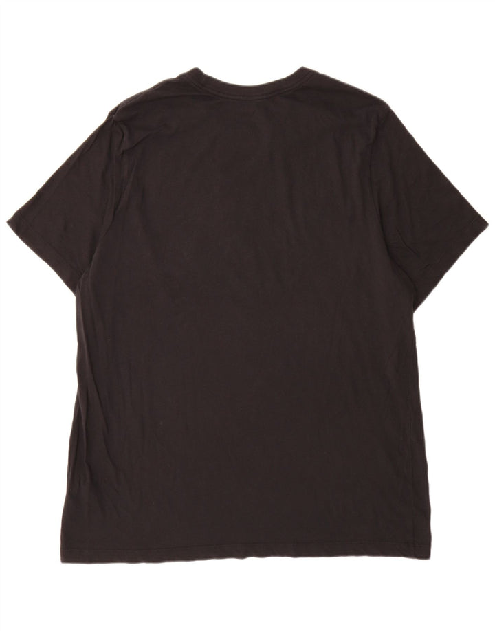 Nike grafisk T-shirt top til mænd 2XL sort bomuld