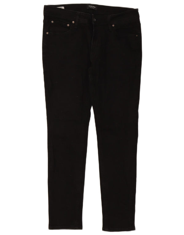 JACK & JONES Herre Liam Skinny Jeans W34 L30 Sort
