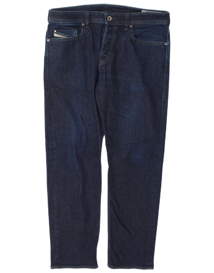 Diesel Slim Jeans til mænd W34 L30 Marineblå bomuld