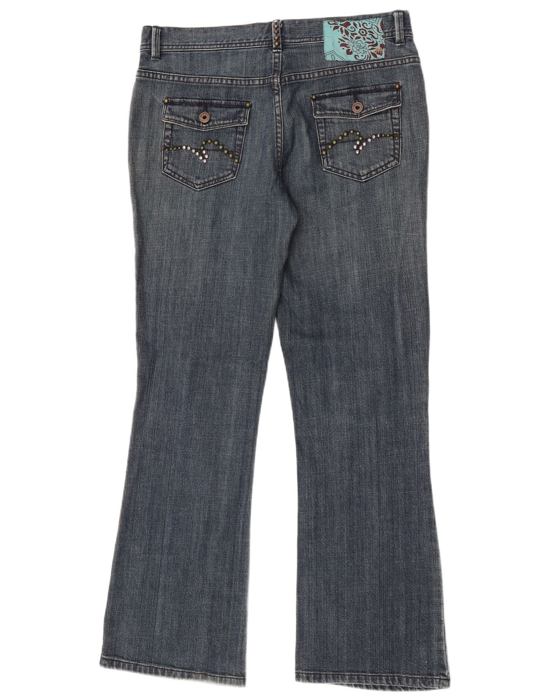 Monsoon Dame Bootcut Jeans UK 12 Medium W32 L30 Blå Bomuld