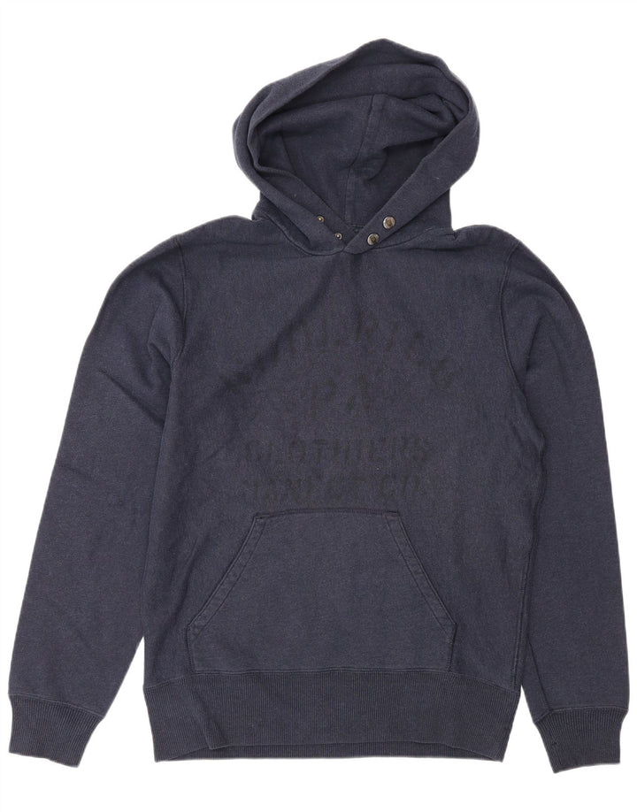 Woolrich Grafisk hættetrøje til mænd mellem marineblå