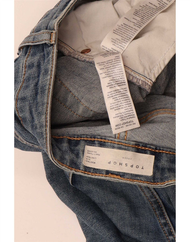 Topshop Herre Slim Jeans W30 L25 Blå Bomuld