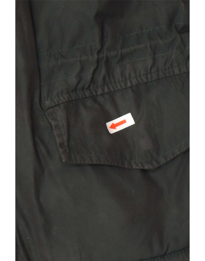 Aspesi Herre Military Jacket UK 38 Medium Green Colourblock Polyester