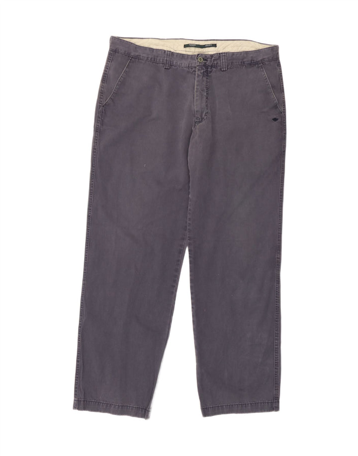 Dockers Straight Chino-bukser til mænd W40 L34 Marineblå