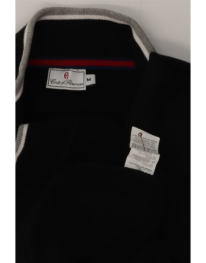 Conte of Florence Herre træningsdragt Topjakke Medium Sort Bomuld