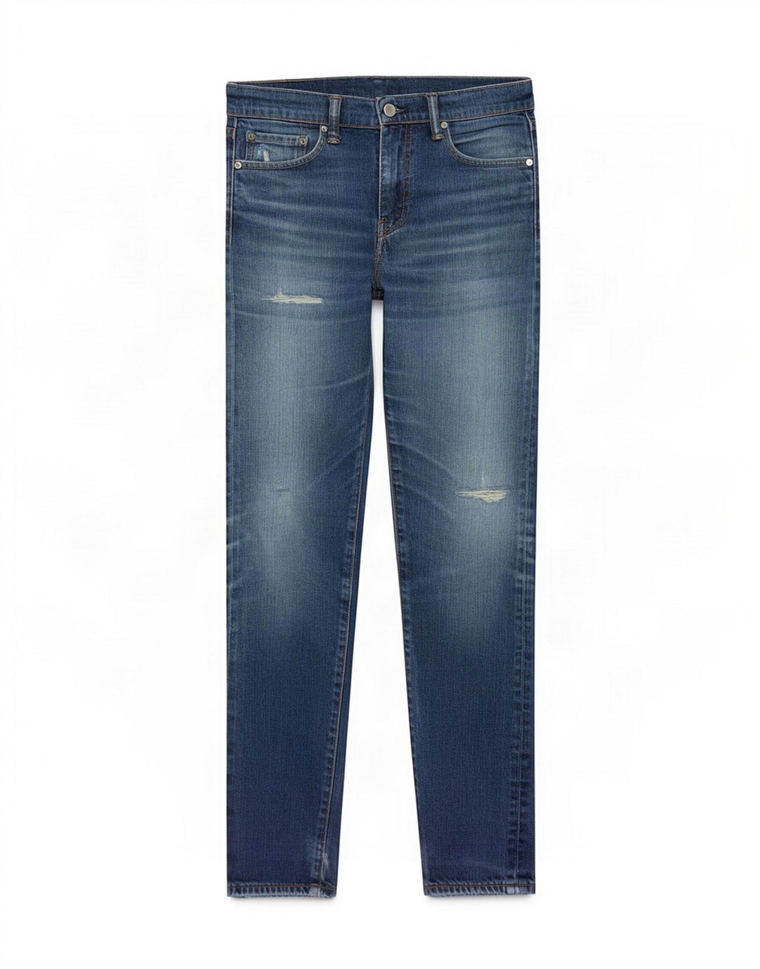 Levi's Herre 508 Distressed Slim Jeans W29 L32 Blå Bomuld