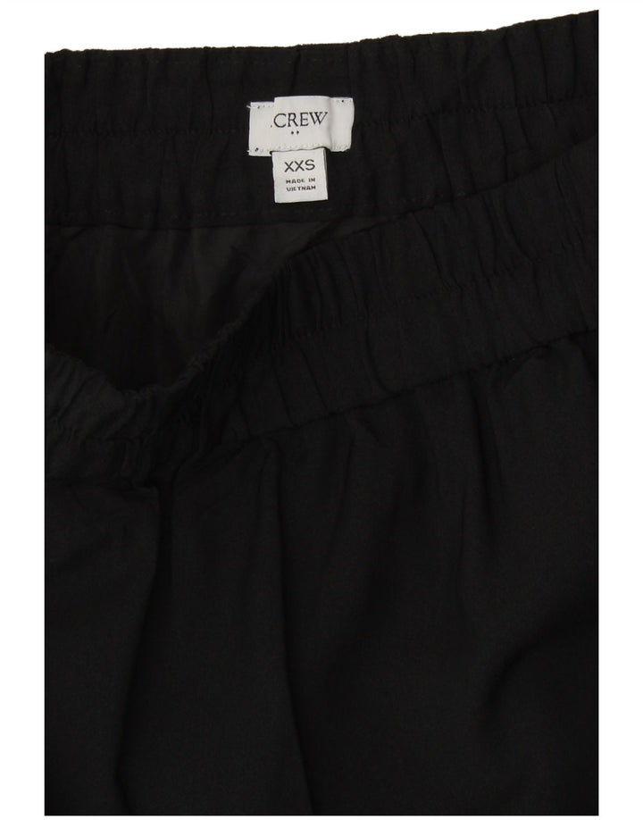 J. CREW Dame Højtalje Lige Nederdel 2XS W25 Sort Polyester