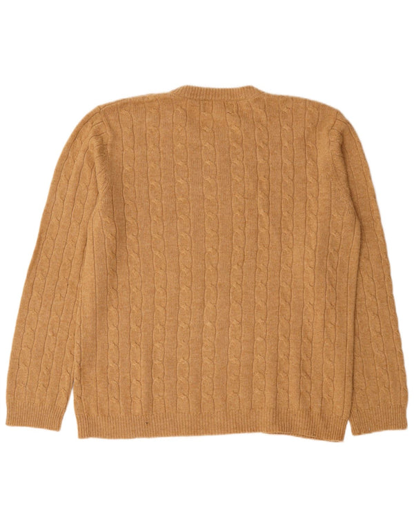 Polo Ralph Lauren Herre Crew Neck Jumper Sweater Stor Brun
