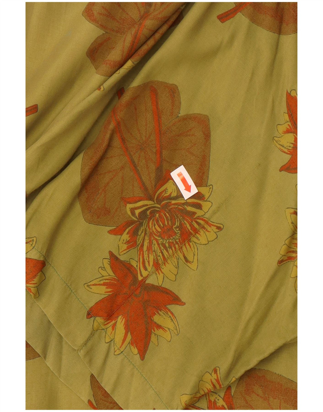 Masse Herre kortærmet skjorte størrelse 43 Large Green Floral