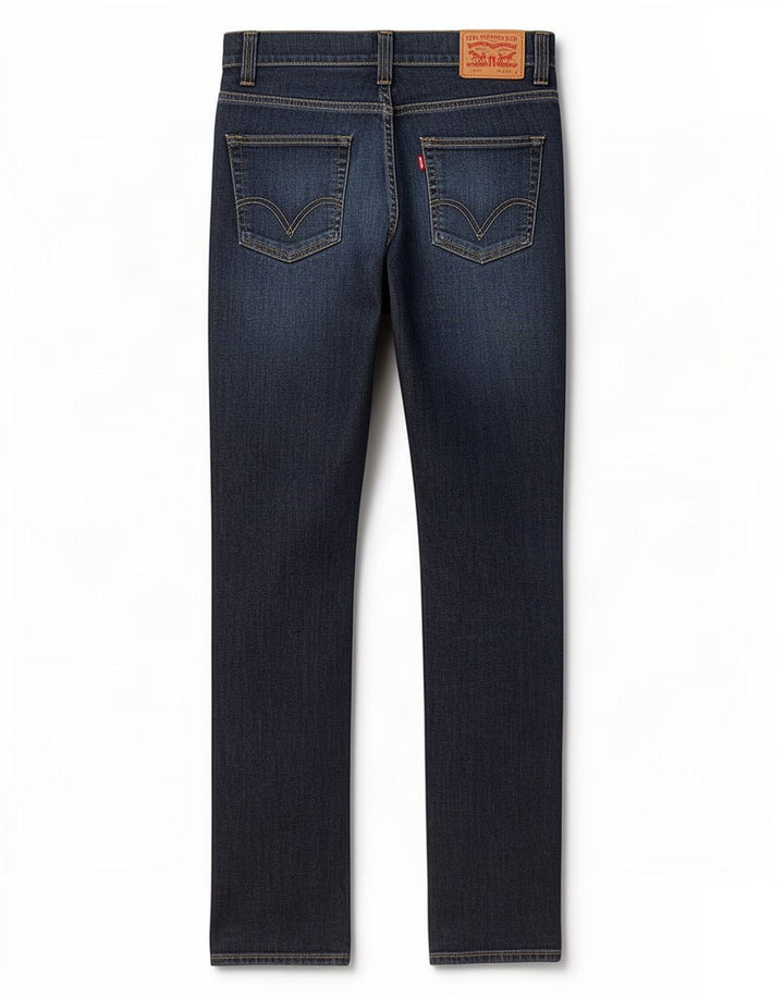 Levi's Herre 511 Slim Jeans W33 L32 Marineblå Bomuld