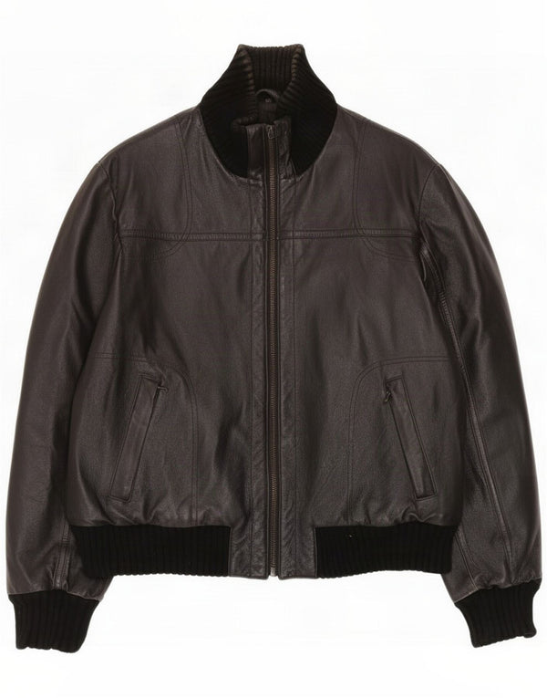 Vintage herre læderjakke UK 40 Large Black