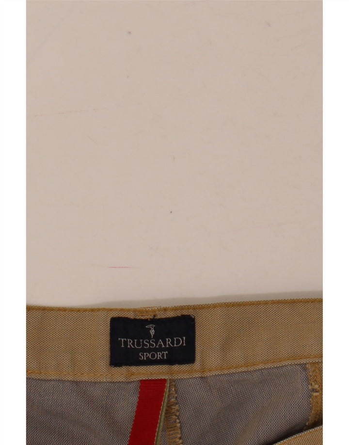 Trussardi Chino Shorts til mænd W38 XL Beige