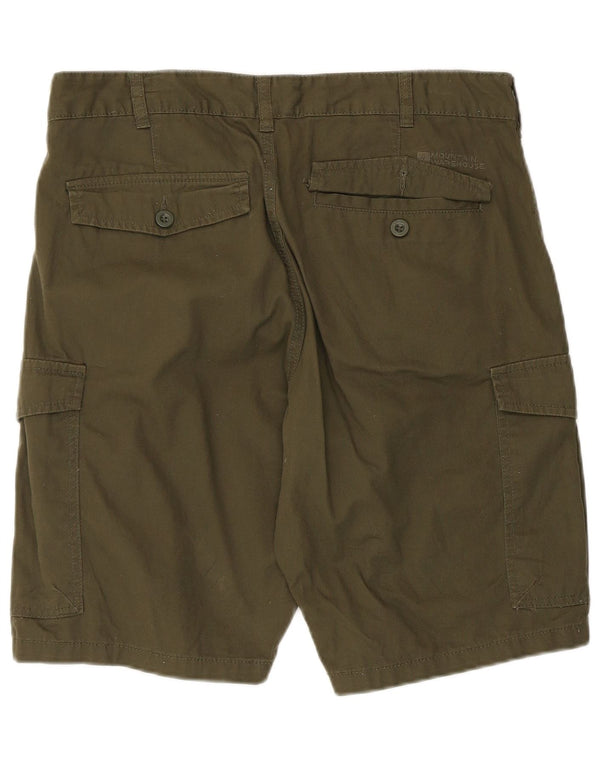 Mountain Warehouse Herre Cargo Shorts W34 Large Khaki Cotton