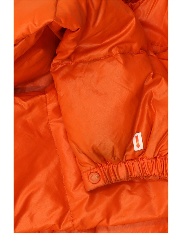 MONCLER Womens Oversized Padded Jacket Size 0 XS Orange Polyamide Vintage Moncler and Second-Hand Moncler from Messina Hembry 