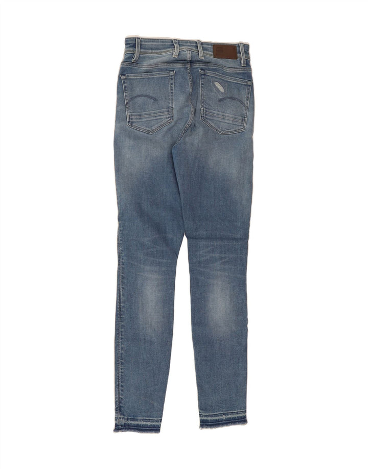 G-STAR Womens Distressed Skinny Jeans W26 L29 Blue Vintage G-Star and Second-Hand G-Star from Messina Hembry 