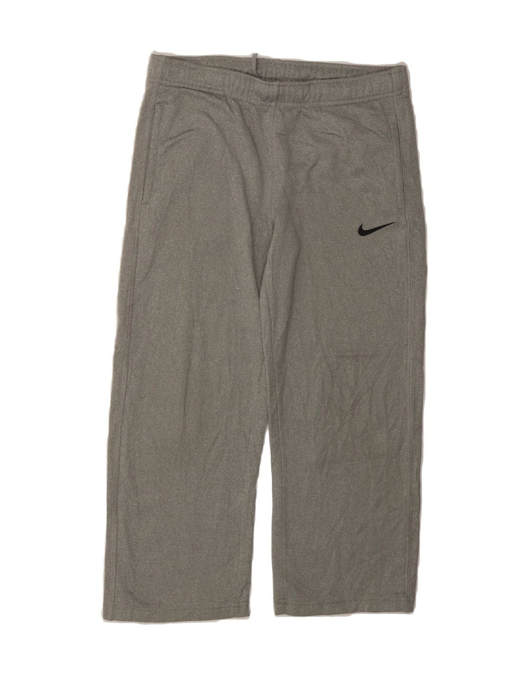 NIKE Womens Capri Tracksuit Trousers UK 10 Small  Grey Polyester Vintage Nike and Second-Hand Nike from Messina Hembry 