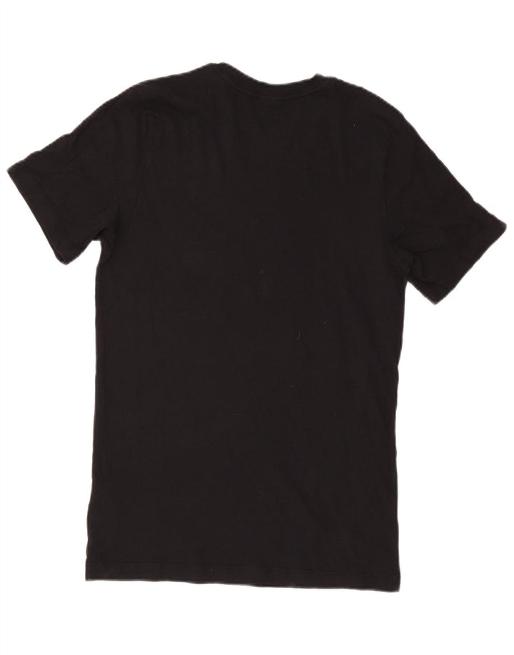 Nike grafisk T-shirt top til mænd, lille sort bomuld