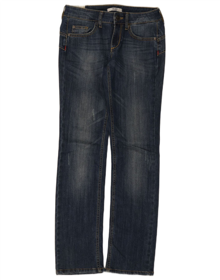 Liu Jo Dame Bootcut Jeans W28 L31 Marineblå