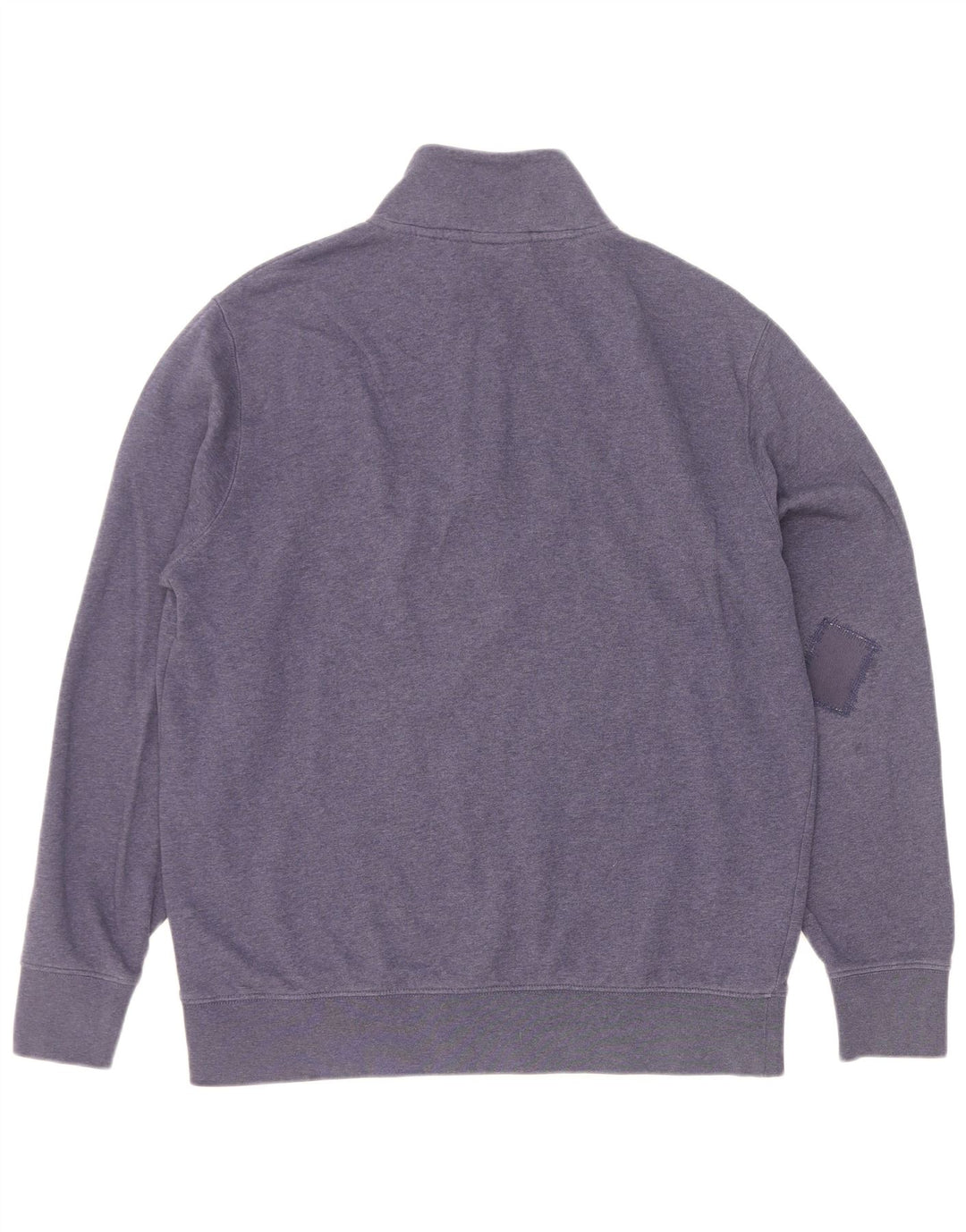 Gant Sweatshirt med lynlås til mænd, medium marineblå bomuld