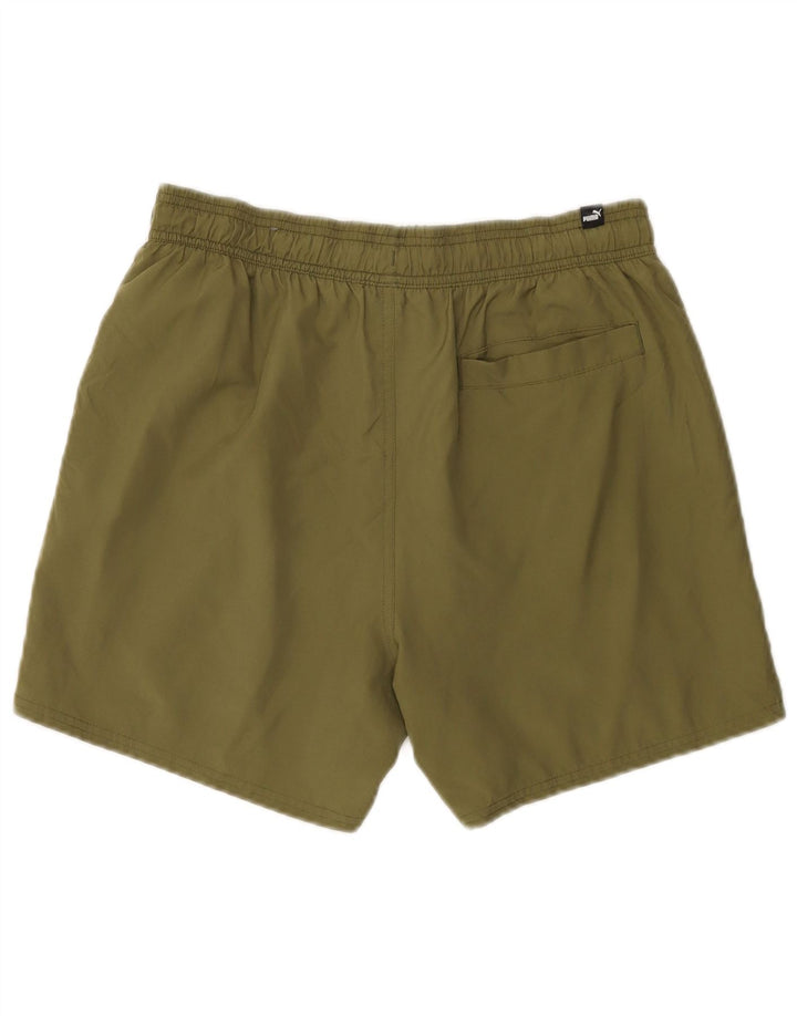 Puma Herre grafiske sportsshorts Medium Khaki Polyester