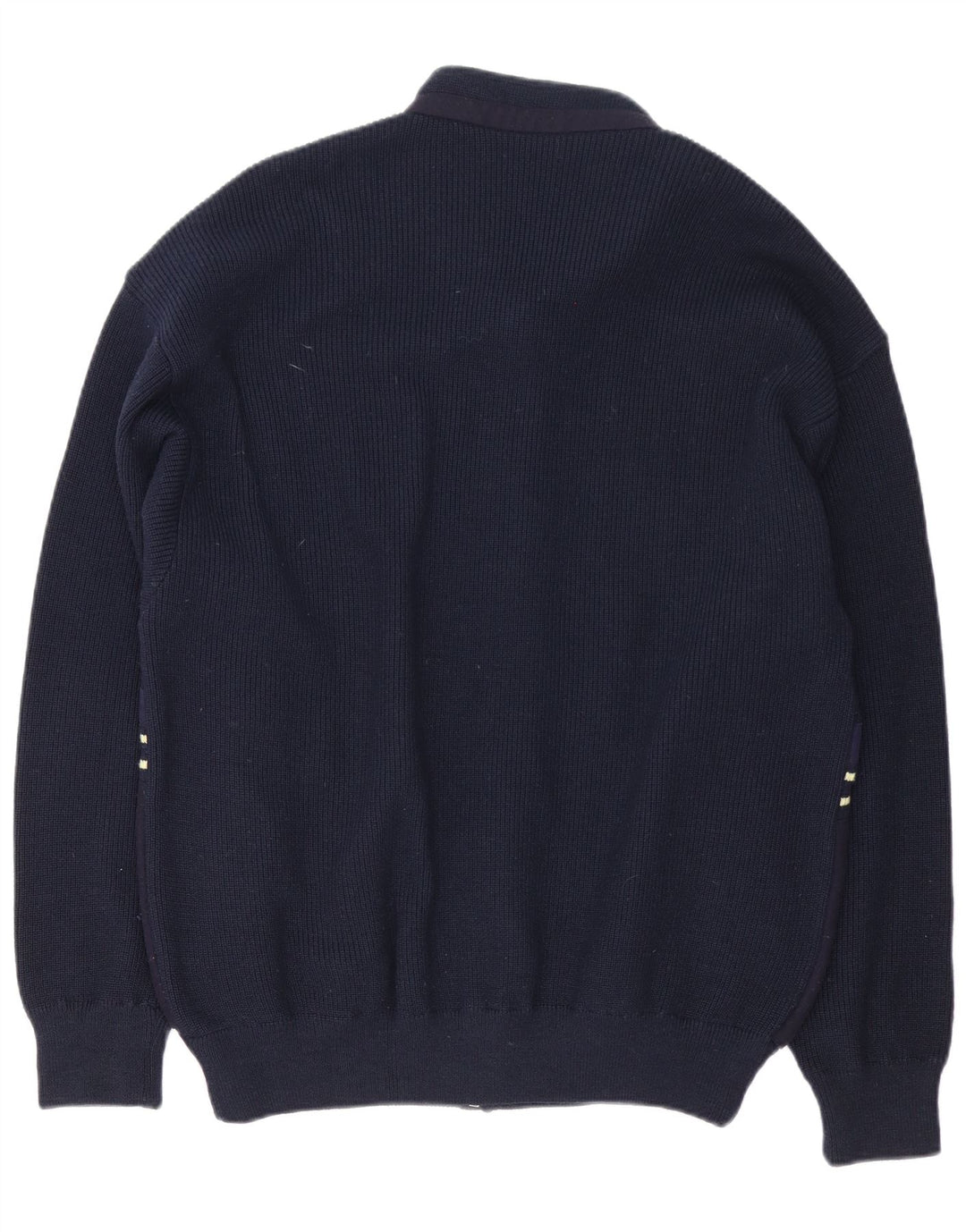 Loli Wolf Herre Regular Fit Cardigan Sweater Medium Navy Blue Uld