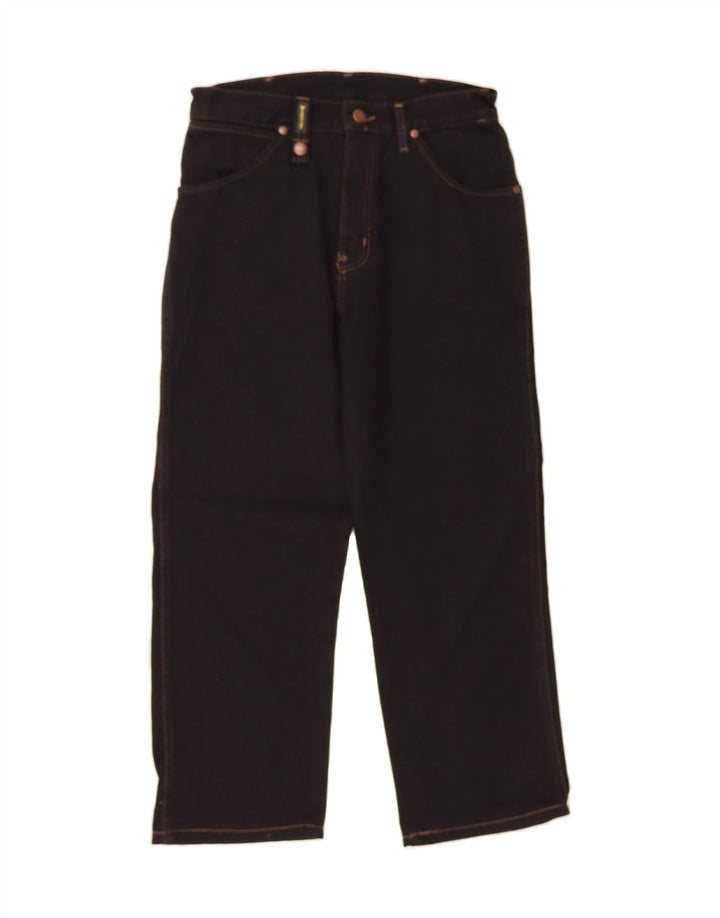 WRANGLER Womens Regular Fit Cropped Jeans W29 L24 Black Cotton Vintage Wrangler and Second-Hand Wrangler from Messina Hembry 