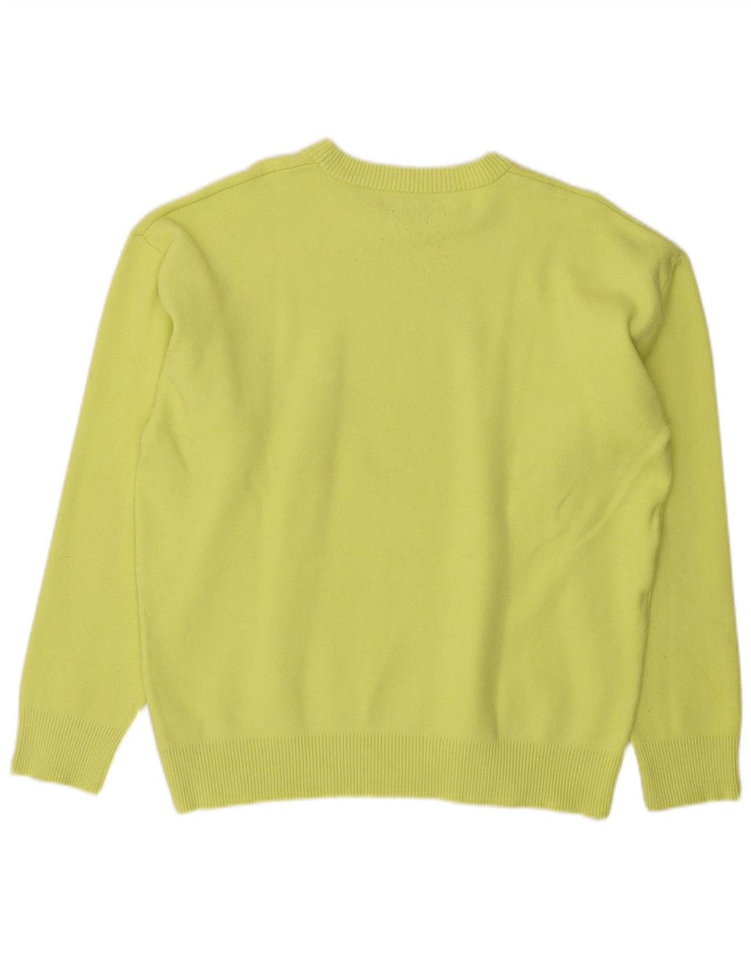 Zara Herre Boat Neck Jumper Sweater Stor grøn viskose