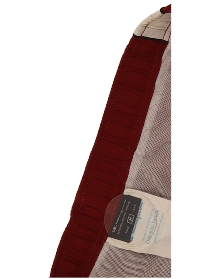 Champion Herre sportsshorts Medium Burgundy Colourblock Polyamid