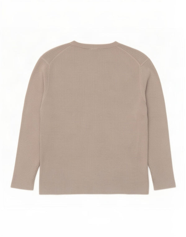 Zara Dame Top Langærmet UK 18 XL Grå Viscose