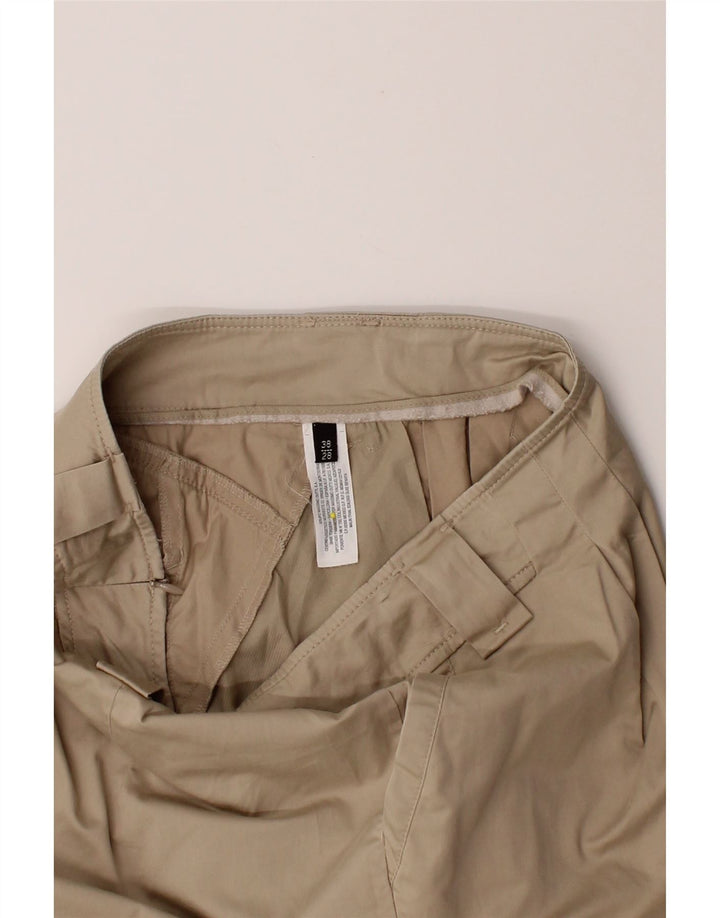 MASSIMO DUTTI Womens Straight Skirt EU 38 Small W28  Beige Cotton Vintage Massimo Dutti and Second-Hand Massimo Dutti from Messina Hembry 