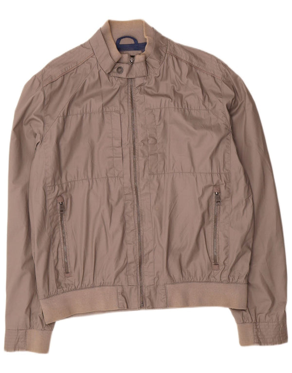 Marks & Spencer Bomberjakke til mænd UK 41/43 Stor grå polyester