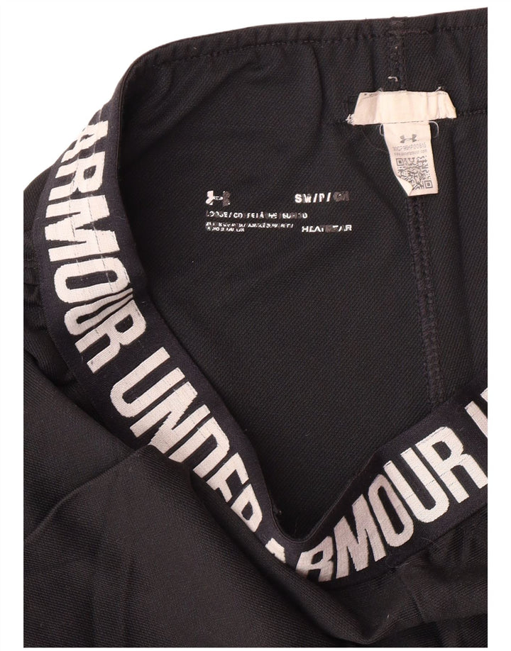 UNDER ARMOUR Dame Heat Gear Graphic Sports Shorts UK 10 Small Black