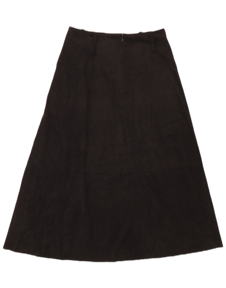 Zara A-line nederdel lille W26 sort polyester