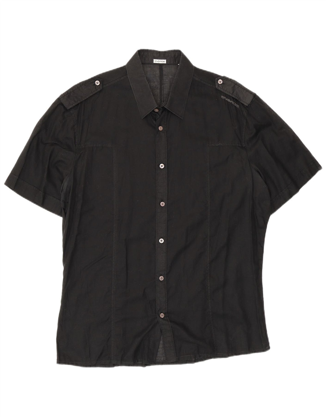 Energie Herre Kortærmet Military Shirt XL Sort