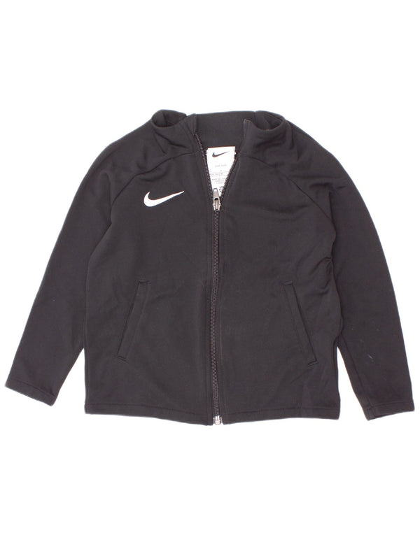 Nike piger Dri Fit træningsdragt topjakke 4-5 år lille sort polyester