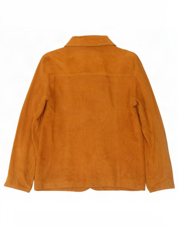 Borgo Antico Dame Ruskindsjakke IT 48 XL Beige Læder