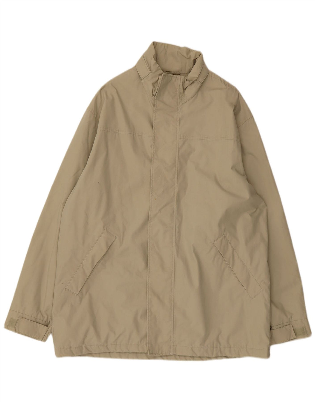 TIMBERLAND Herre Weathergear Windbreaker Jacket UK 38 Medium Beige Bomuld