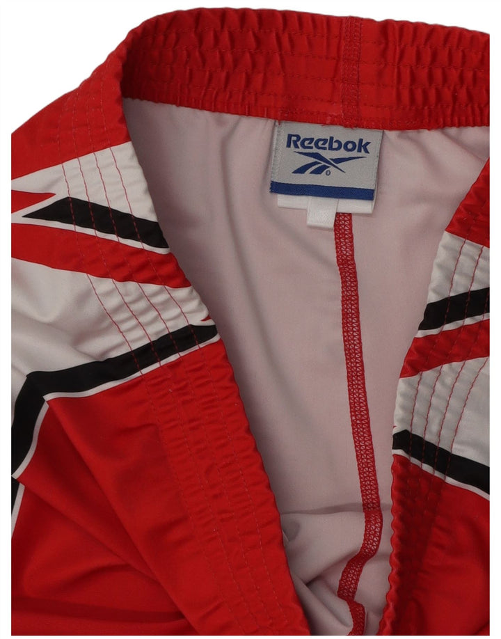 Reebok Træningsdragtsbukser til mænd Small Red Colourblock Polyester