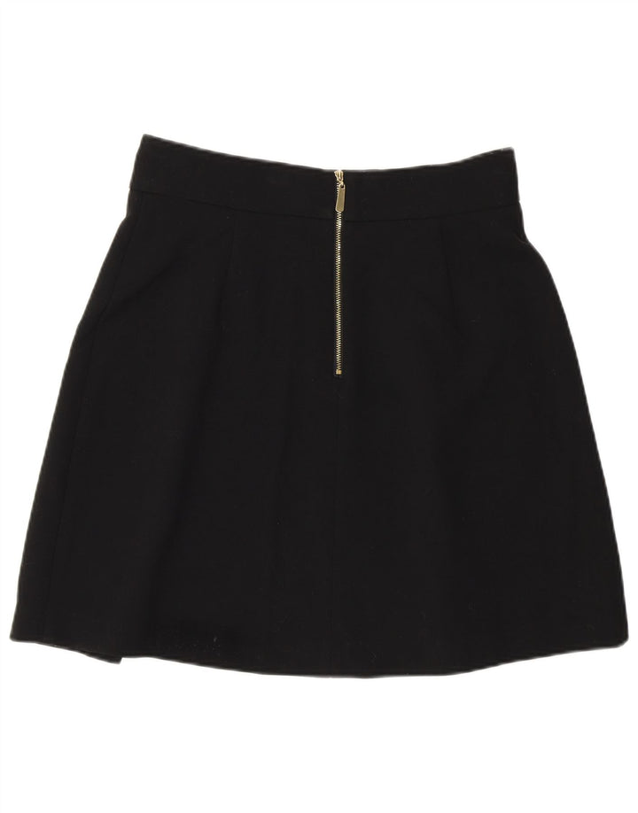 Marks & Spencer A-line nederdel til kvinder UK 10 Small W29 Black Polyester